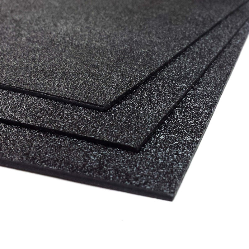 Robosource ABS Plastic Sheet 3-pack 12" X 24" X 0.0625" (1/16") 3 Pack, Black Haircell, for VEX Robotics Teams, Hobby, DIY, Industrial. Easy to Cut, Bend, Mold. - Image 2